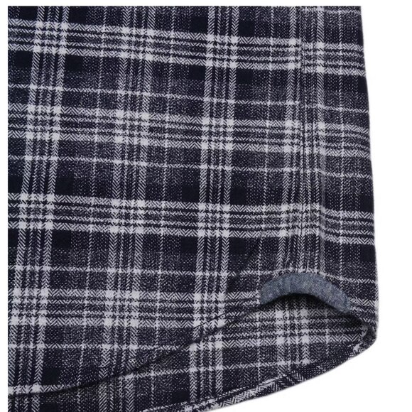 Grayers Harper Heritage Flannel - Navy Cream Herringbone - Large - Picture 4 of 4